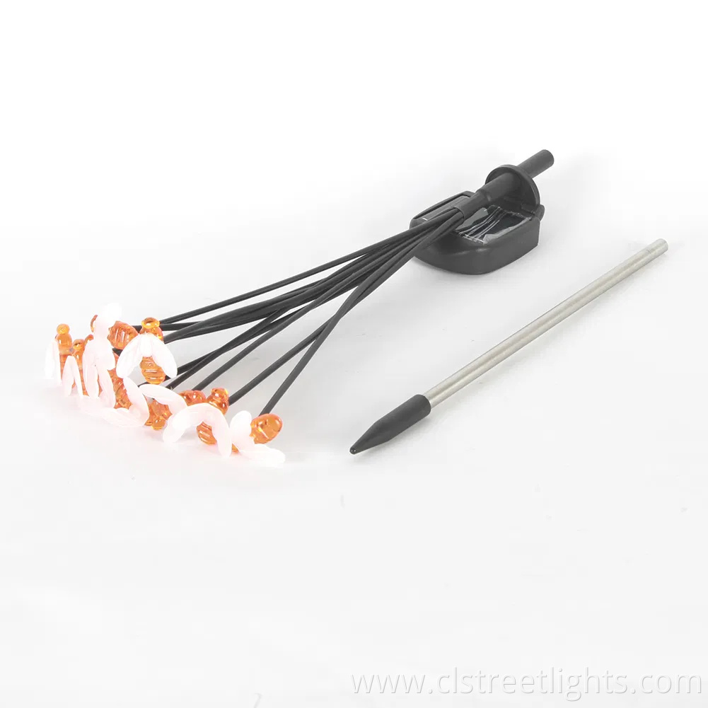 Yichen 10PCS Bee Waterproof Solar LED Garden Lawn Light